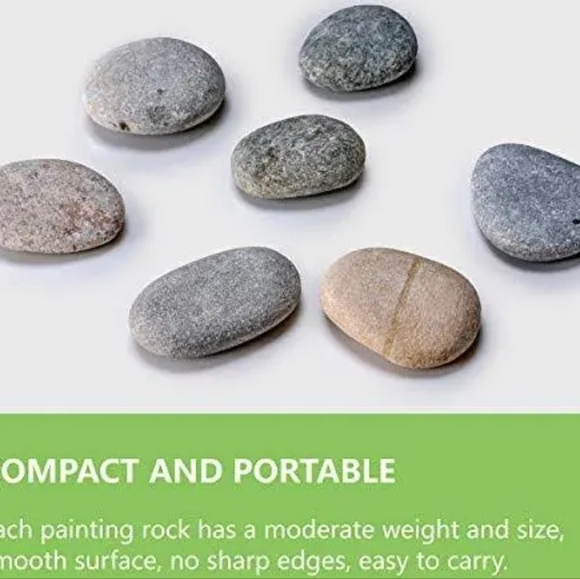 River Rocks for painting, arts and Crafts. 15-20 Pcs 5lbs. - Picture 2 of 7